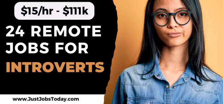 24 Remote Jobs for Introverts