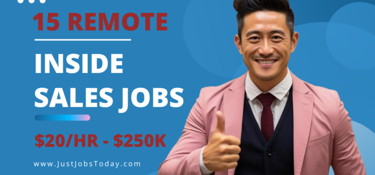 15 Remote Inside Sales Jobs