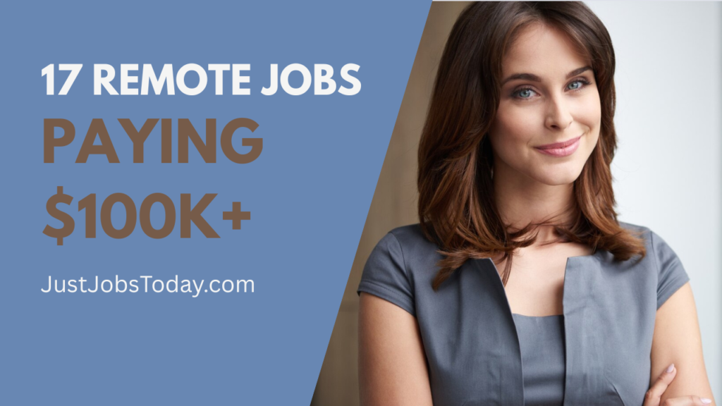 Remote Jobs Paying $100K+