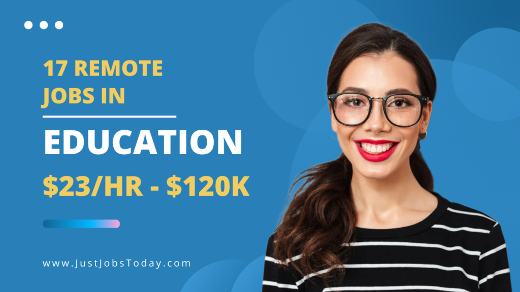 Remote Jobs in Education