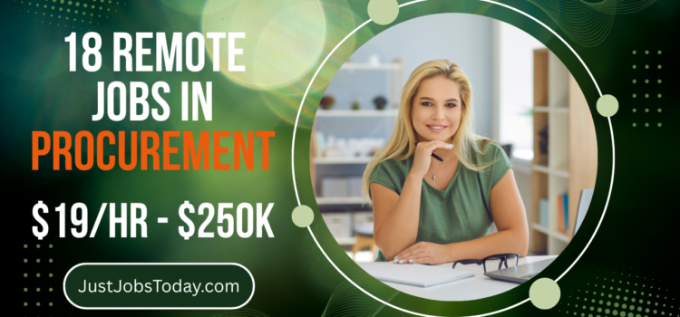 Remote Jobs in Procurement