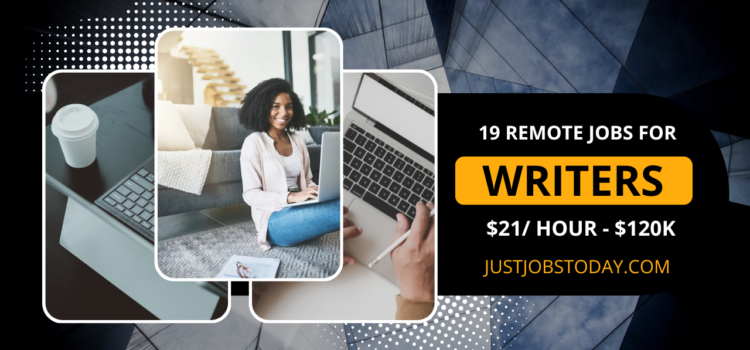 19 Remote Jobs for Writers