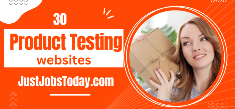 30 Product Testing Websites