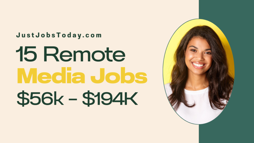 Remote Media Jobs