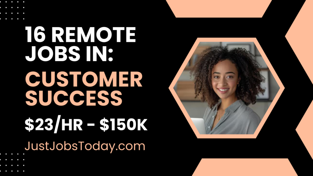 Remote Customer Success Jobs