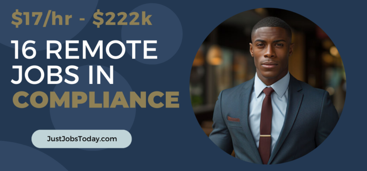 16 Remote Jobs in Compliance 16 Remote Jobs in Compliance