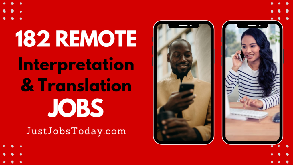 Remote Interpretation Jobs