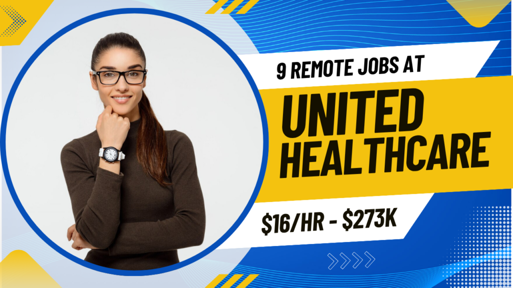 Remote Jobs at United Healthcare