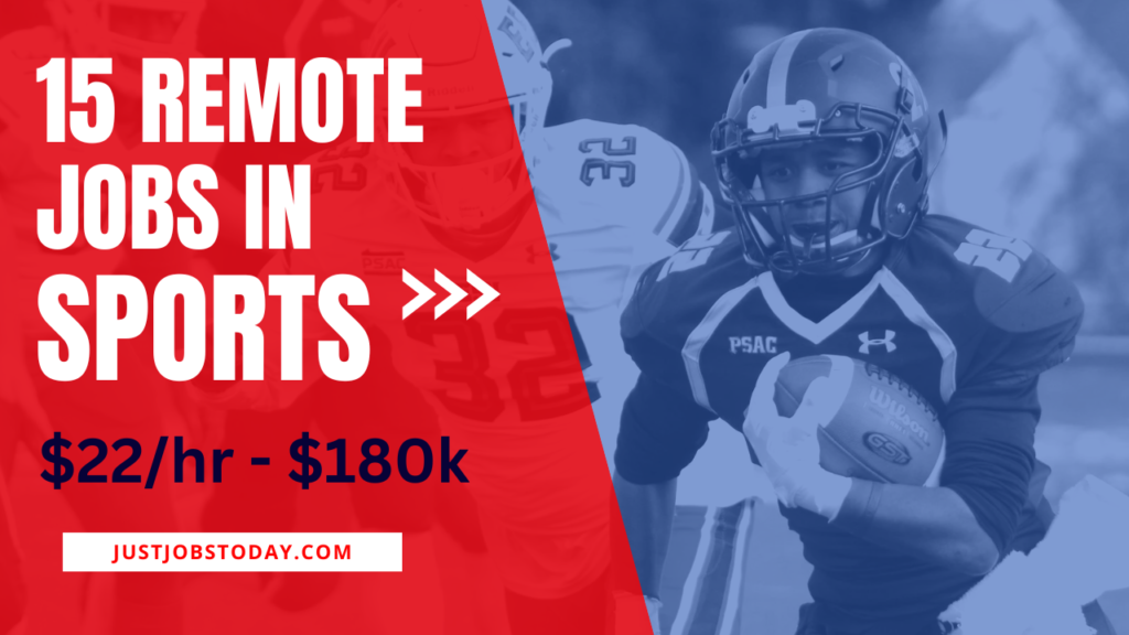 Remote Jobs in Sports Remote Jobs in Sports