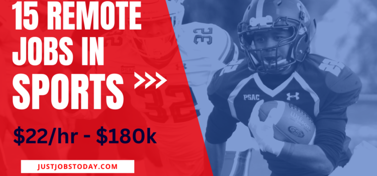 Remote Jobs in Sports