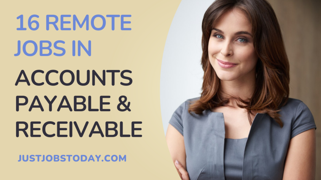 Remote Accounts Receivable and Payable Jobs