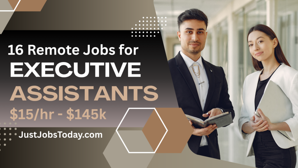 Remote Executive Assistant Jobs
