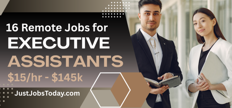 Remote Executive Assistant Jobs