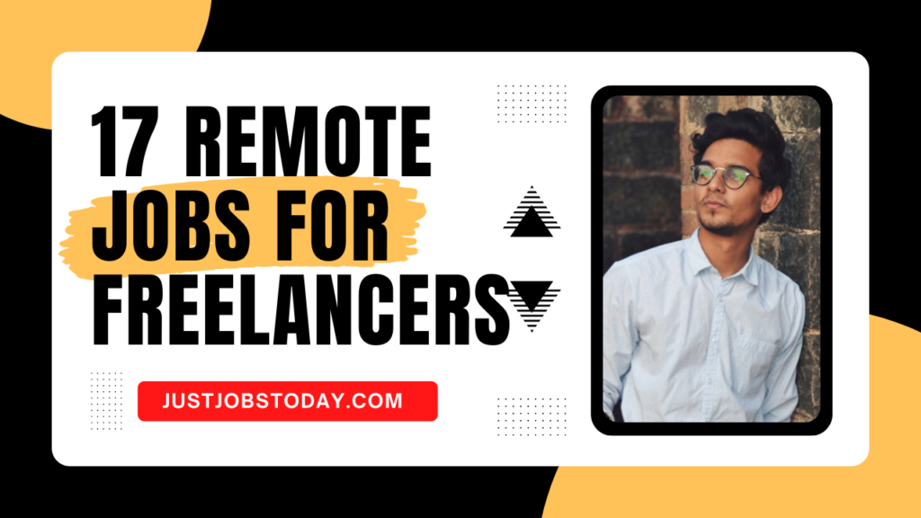 Remote Jobs for Freelancers/ Contractors