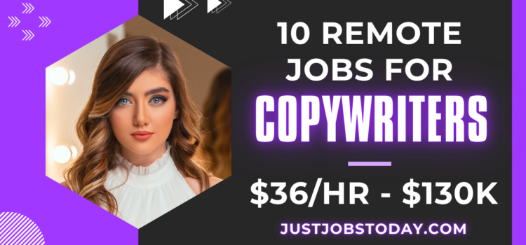 10 Remote Jobs for Copywriters